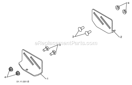 Auger_Housing__Impeller_Assembly Diagram and Parts List for PR624 2010-04 Husqvarna Snow Blower
