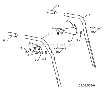 Page P Diagram and Parts List for PR624 2010-04 Husqvarna Snow Blower