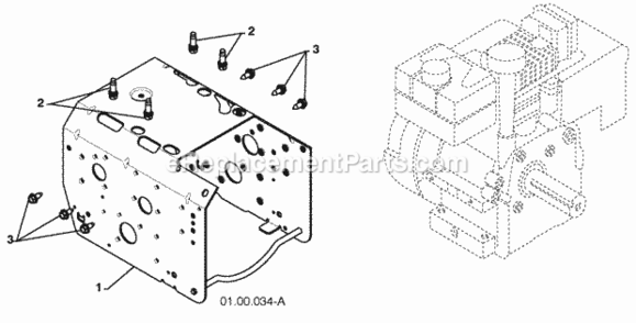 Part Location Diagram of 583389501 Poulan Complete Lct Engine