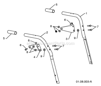 Page R Diagram and Parts List for PR6R24 2009-09 Husqvarna Snow Blower