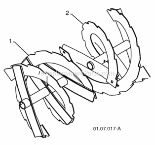 Page B Diagram and Parts List for PR6R24 2009-09 Husqvarna Snow Blower
