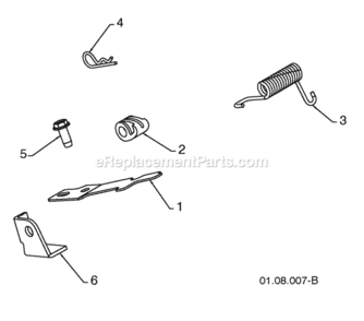Page S Diagram and Parts List for PR827ES 2009-07 Husqvarna Snow Blower