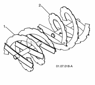 Page E Diagram and Parts List for PR8527ES 2008-10 Husqvarna Snow Blower
