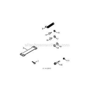 Accessories Diagram and Parts List for PSB270 2010-06 Husqvarna Snow Blower
