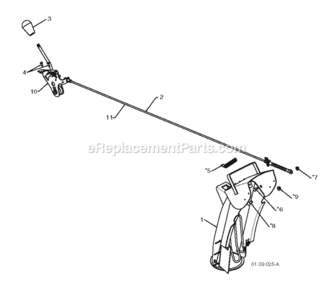 Page L Diagram and Parts List for PSB270 2010-06 Husqvarna Snow Blower