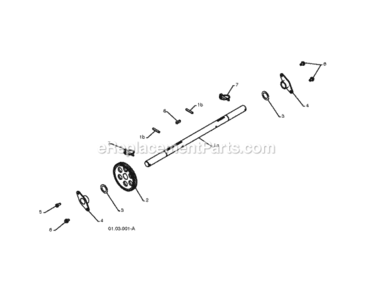 Page P Diagram and Parts List for PSB270 2010-06 Husqvarna Snow Blower