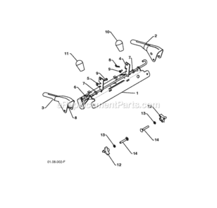 Page S Diagram and Parts List for PSB270 2010-06 Husqvarna Snow Blower