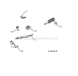 Page V Diagram and Parts List for PSB270 2010-06 Husqvarna Snow Blower