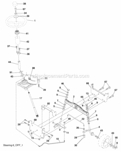 Page I Diagram and Parts List for PXT16542 2009-04 Husqvarna Lawn Tractor