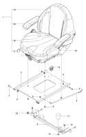Part Location Diagram of 574284606 Husqvarna Arm Rest, RT