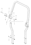 Part Location Diagram of 574388002 Husqvarna PIN, ROPS