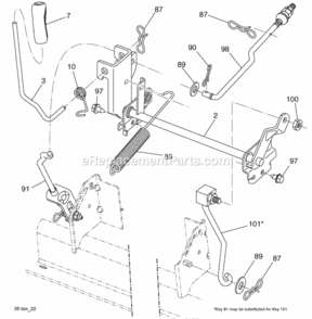 Page G Diagram and Parts List for PXT 2009-06 Husqvarna Lawn Tractor