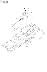 Part Location Diagram of 544301706 Husqvarna Wire
