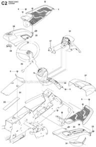 Part Location Diagram of 582214201 Husqvarna Lamp