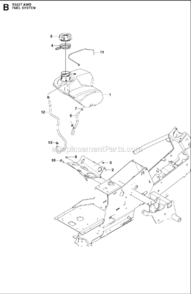 Part Location Diagram of 578053801 Husqvarna Bracket