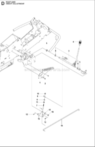 Part Location Diagram of 577999901 Husqvarna Height Adjuster