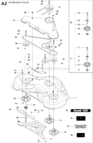 Part Location Diagram of 574510001 Husqvarna Decal