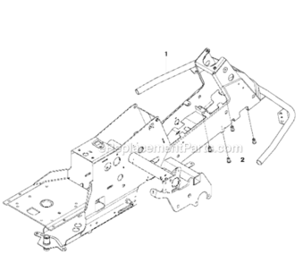 Part Location Diagram of 577939101 Husqvarna Chassis