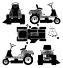 Page C Diagram and Parts List for RER800 RER 800 1993-04 Husqvarna Lawn Tractor