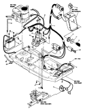 Page D Diagram and Parts List for RER800 RER 800 1993-04 Husqvarna Lawn Tractor