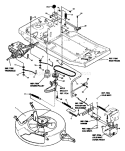 Page F Diagram and Parts List for RER800 RER 800 1993-04 Husqvarna Lawn Tractor