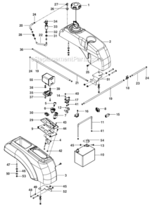Part Location Diagram of 575494002 Husqvarna PANEL, CONTROL