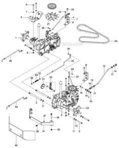 Part Location Diagram of 575622902 Husqvarna BRACKET, GUARD