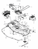 Part Location Diagram of 583909301 Husqvarna Deck W/ Safety Decals