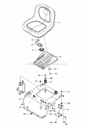 Part Location Diagram of 510171903 Husqvarna Support, Seat Org