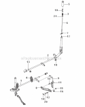 BrakeLift Diagram and Parts List for RZ5424-966691901  Husqvarna Lawn Mower