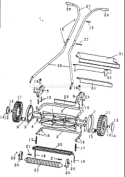Page A Diagram and Parts List for REEL 2007-09 Husqvarna Lawn Mower