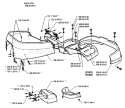 Page A Diagram and Parts List for 1200 Rider  1995-03 Husqvarna Lawn Tractor