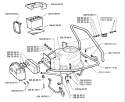 Page A Diagram and Parts List for 1200 Rider  1996-08 Husqvarna Lawn Tractor