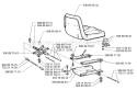 Page P Diagram and Parts List for RIDER 14 Pro 2000-02 Husqvarna Lawn Tractor