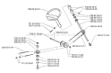 Page Q Diagram and Parts List for RIDER 14 Pro 2000-02 Husqvarna Lawn Tractor