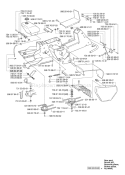 Page B Diagram and Parts List for 155 Rider  2003-01 Husqvarna Lawn Tractor