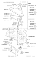 Page K Diagram and Parts List for 155 Rider  AWD USA -2006-01 Husqvarna Lawn Tractor