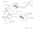 Page E Diagram and Parts List for 155 Rider  AWD USA -2006-01 Husqvarna Lawn Tractor