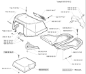 Page M Diagram and Parts List for RIDER 16 2001-01 Husqvarna Lawn Tractor