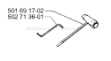 Page P Diagram and Parts List for RIDER 16 H USA Only -2000-02 Husqvarna Lawn Tractor