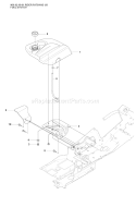 Page M Diagram and Parts List for 175 Rider  AWD USA -2008-05 Husqvarna Lawn Tractor