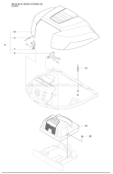 Page F Diagram and Parts List for 175 Rider  AWD USA -2008-05 Husqvarna Lawn Tractor