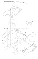 Page G Diagram and Parts List for 175 Rider  AWD USA -2008-05 Husqvarna Lawn Tractor