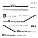 Part Location Diagram of 506912902 Husqvarna Decal