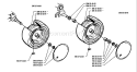 Page P Diagram and Parts List for 850 Rider  12 5K 1991-01 Husqvarna Lawn Tractor