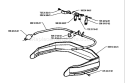 Page E Diagram and Parts List for 850 Rider  12 5K 1991-01 Husqvarna Lawn Tractor