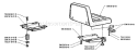 Page N Diagram and Parts List for 850 Rider  12 1990-02 Husqvarna Lawn Tractor