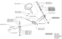 Page O Diagram and Parts List for 970 Rider  1998-01 Husqvarna Lawn Tractor