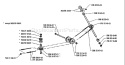 Page M Diagram and Parts List for 970 Rider  125 1992-03 Husqvarna Lawn Tractor