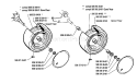 Page O Diagram and Parts List for 970 Rider  125 1992-03 Husqvarna Lawn Tractor